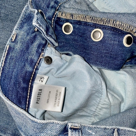 Pistola - Charlie Star Embroidered Straight Leg Jean – Supernova - Picture 11 of 16